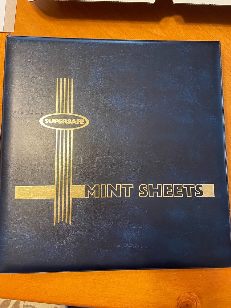 27 MNH Sheets of Stamps +Mint Sheet Album, $695 CV! 35 pages, 70 stamp sheets