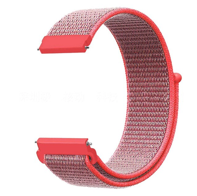 20mm 22mm Woven Nylon Sport Loop Watch Band Strap W/ Quick Release Spring Pins
