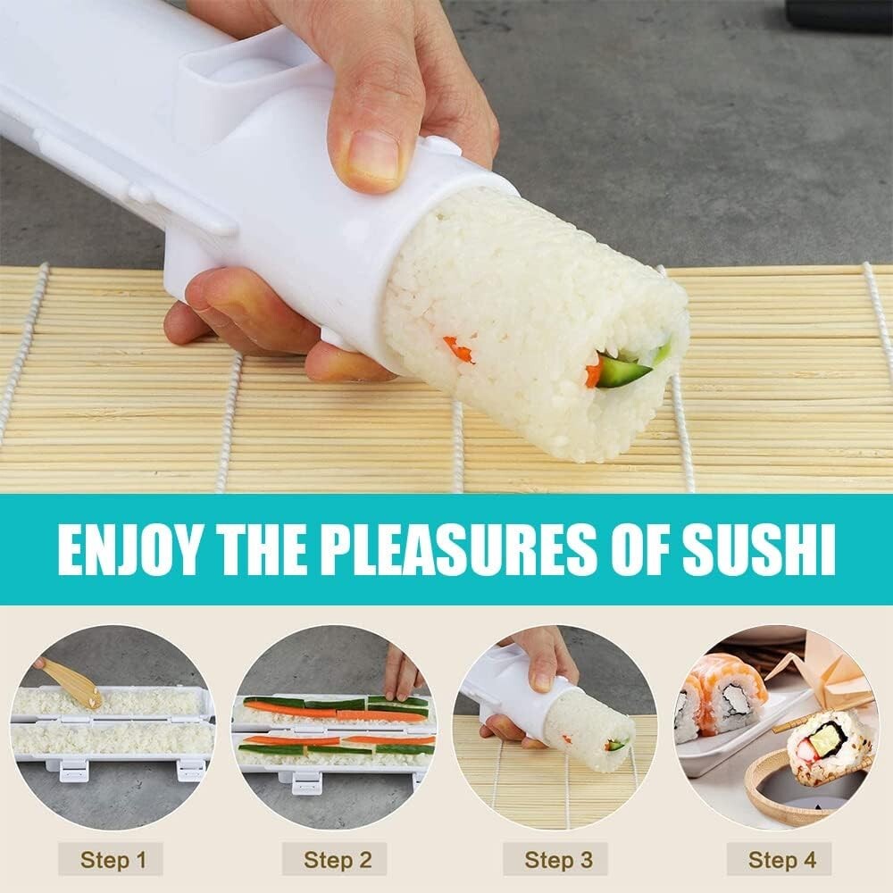 Sushi Making Kit - Complete 22 Piece Sushi Maker Set for Beginners or Pros - ...