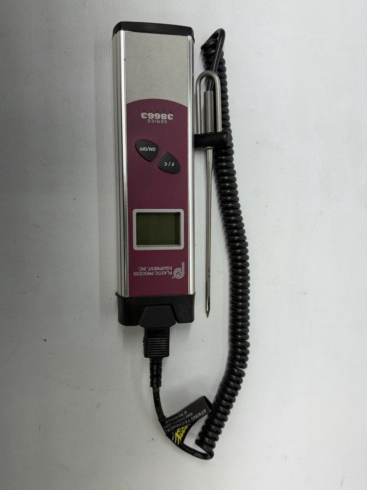 PLASTIC PROCESS EQUIPMENT 38663 TYPE J THERMCOUPLE THERMOMETER