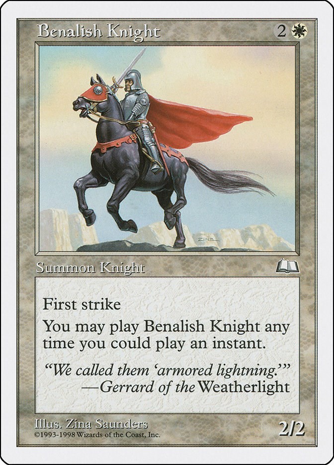 Benalish Knight Anthologies 73 MTG MP