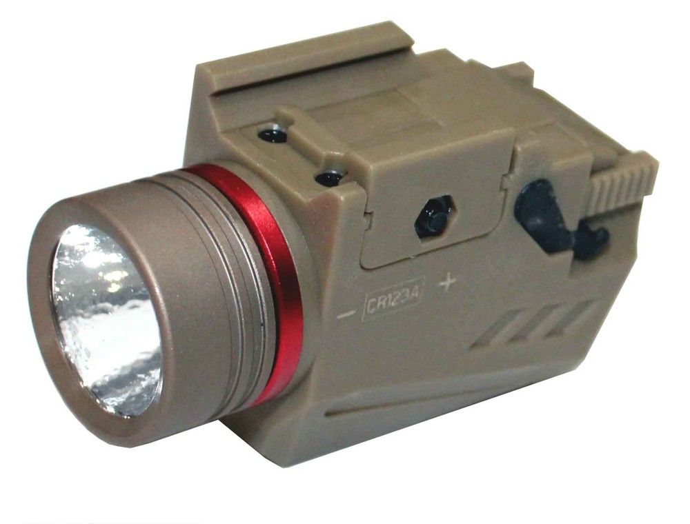 Trinity Flashlight 300 lumens tan polymer compatible with kimber rapide model.