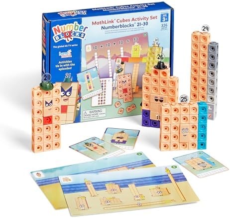 MathLink Cubes Numberblocks Activity Set Educational Counting Toy
