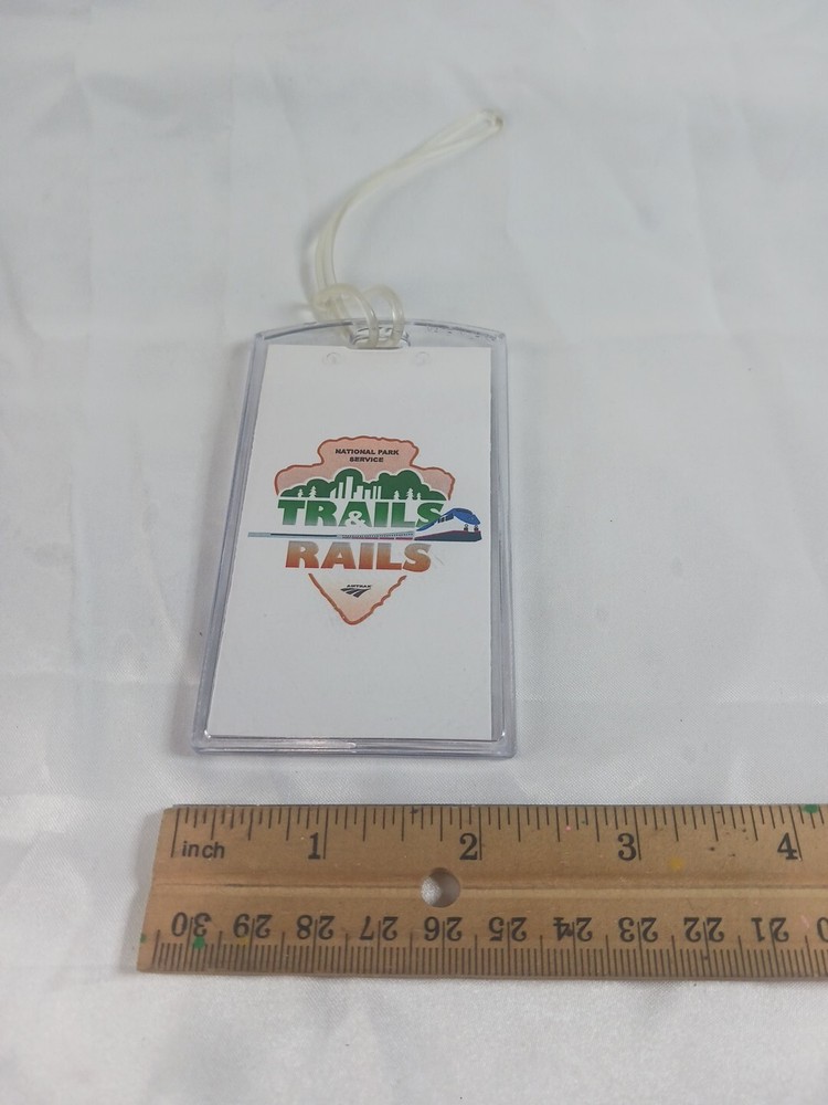 Vintage Amtrak luggage Tag
