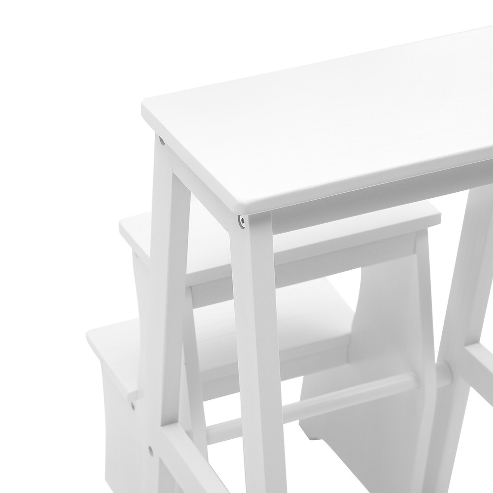 Folding Library Ladder Chair, Lightweight Portable Multifunctional Step Stool