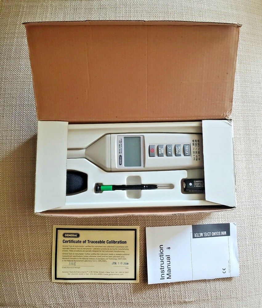 General Tools DSM325 41012 Digital Sound Meter, Mini. Brand New!