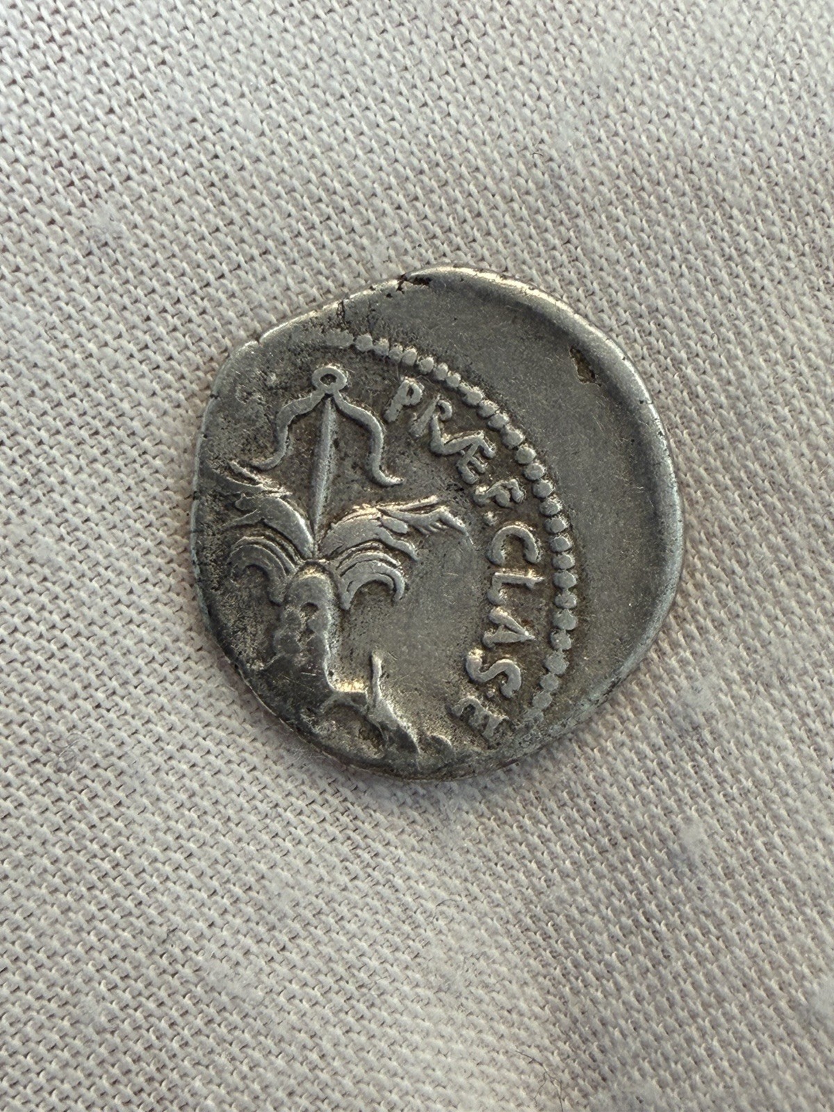 The Pompeians. Sextus Pompey. 37/6 BC. AR Denarius