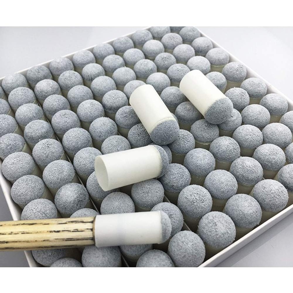 Pengxiaomei 40pcs Slip On Pool Cue Tips Replacement Billiard 4...