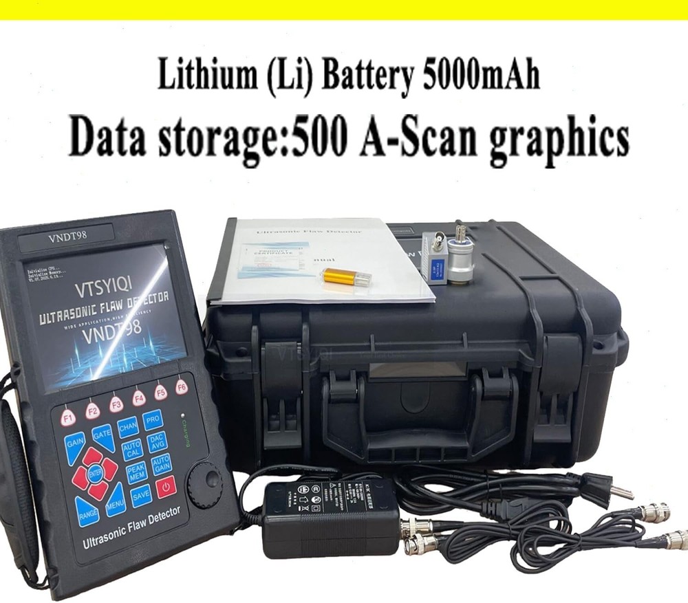 Ultrasonic Flaw Detector Machine with Range 0~10000mm USB Interface PC Software