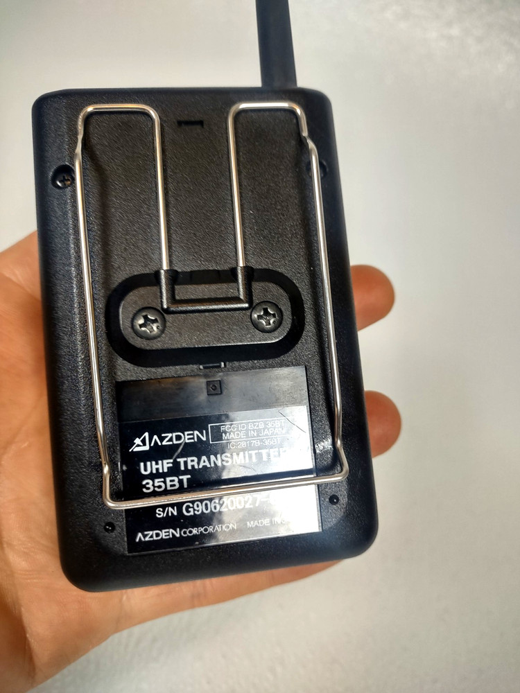 Azden 35BT UHF Replacement Transmitter Only EXCELLENT