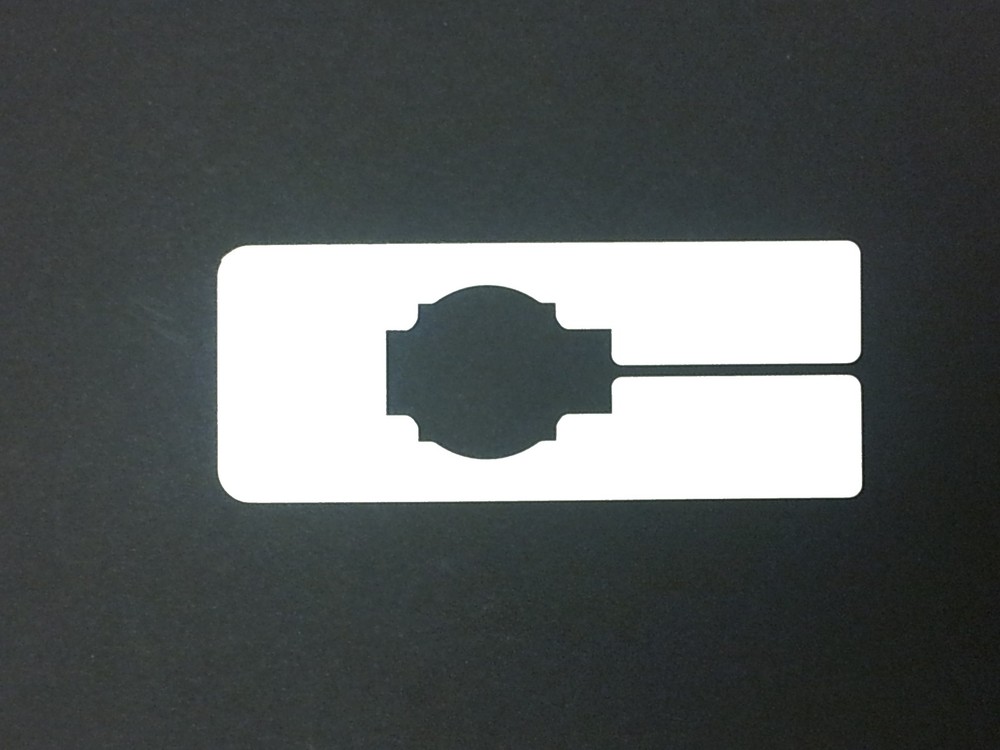 Plastic 10 Blank Rectangular Size Dividers for Retail Clothing Racks