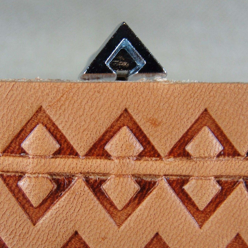 Craft Japan - #E292 Geometric Border Stamp (Leather Stamping Tool)