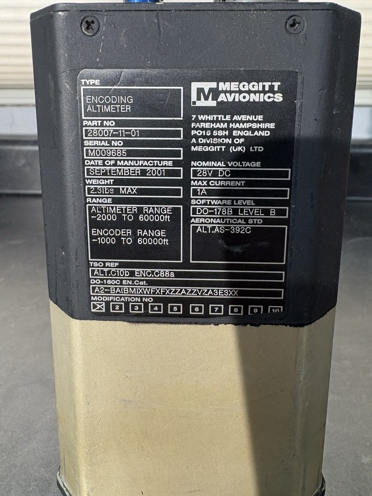 MEGGITT ENCODING ALTIMETER