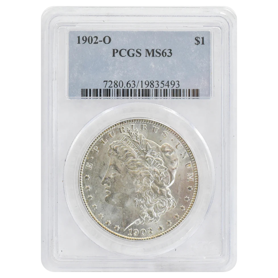 1902-O Morgan Dollar MS63 PCGS