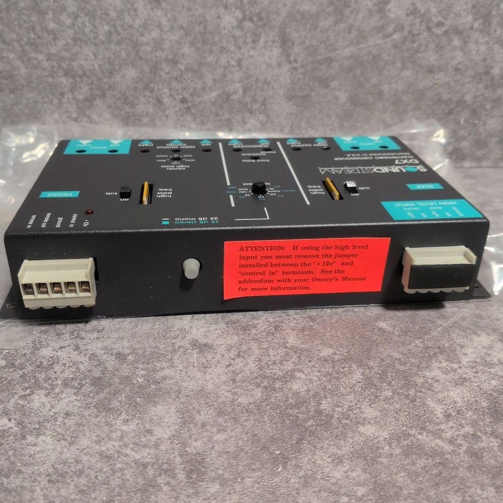 SOUND STREAM DX7 ELECTRONIC CROSSOVER 853512