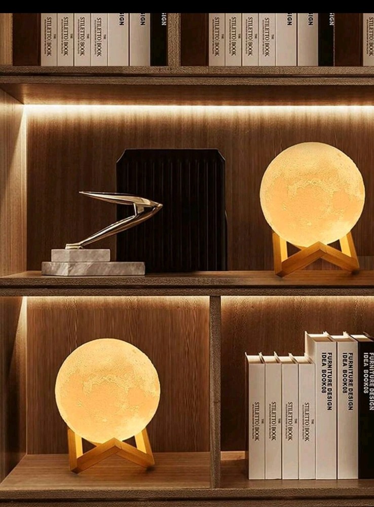 Small Decorative Table Lamps Three D Lamp Decor With White Light Base Size 10 cm