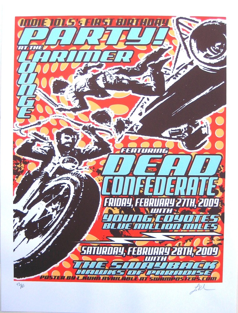 Dead Confederate Concert Poster