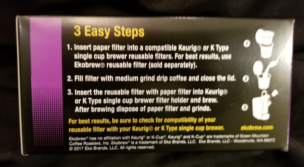 Ekobrew Paper Filters - 100 Ct
