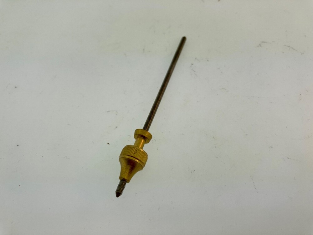 Clock Pendulum Rating Nut and threaded shaft for Wood Stick