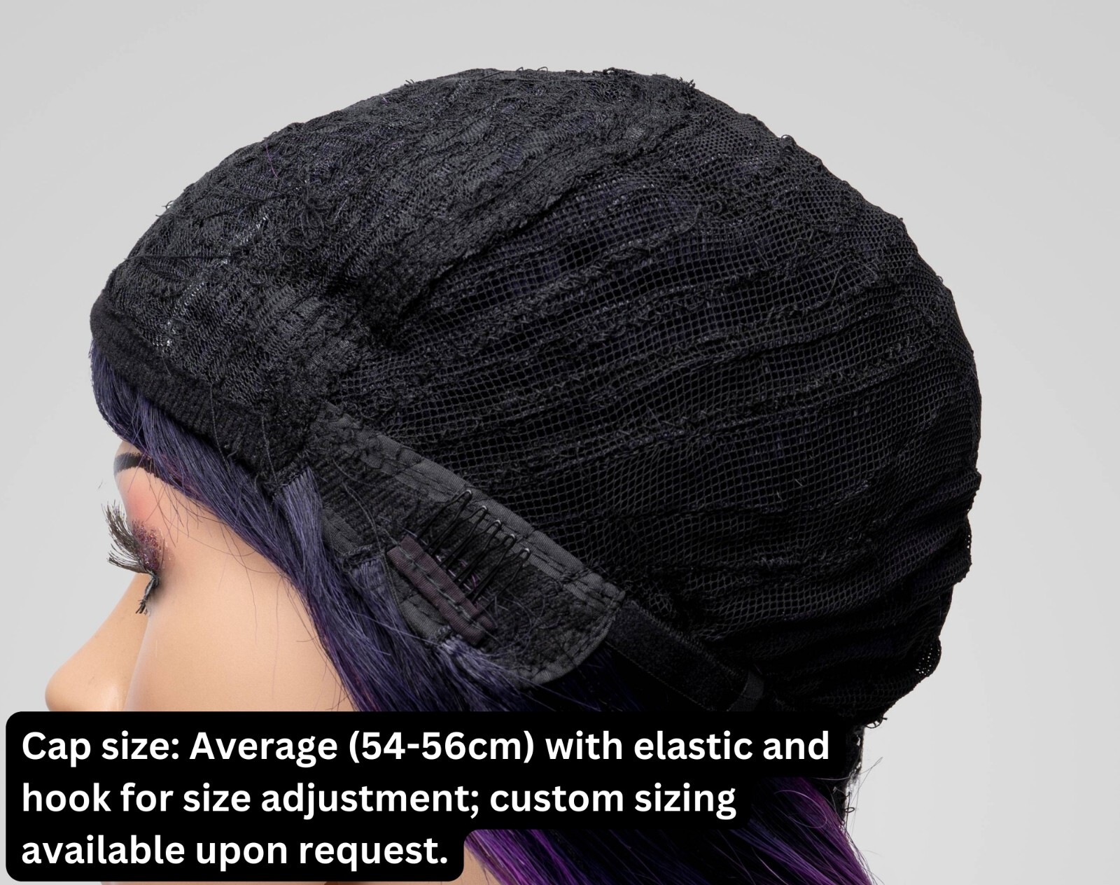 Emo Scene Wig Black Layered Shag Mullet Wig with Straight Bangs