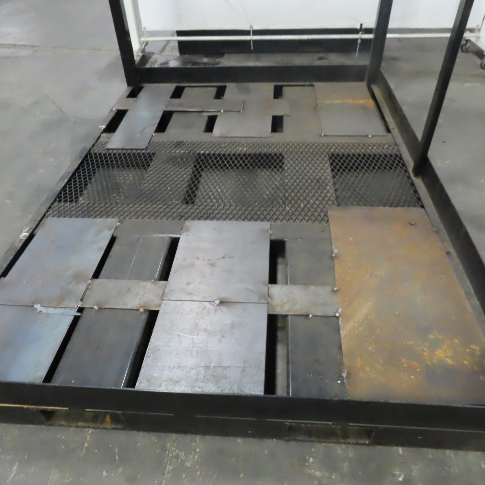 61"x83"x65" Custom Heavy Duty Stackable Material Storage Rack