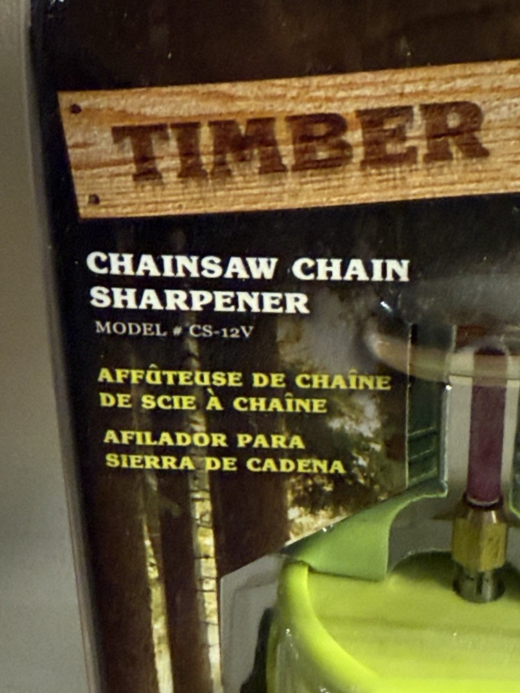 Timber Tuff Chainsaw Sharpener MODEL / CS-12V New In Package
