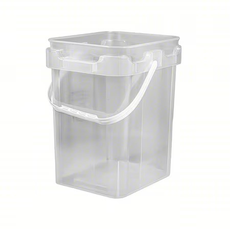 Basco MMP8002-SK Square Pail Clear New with Free Shipping