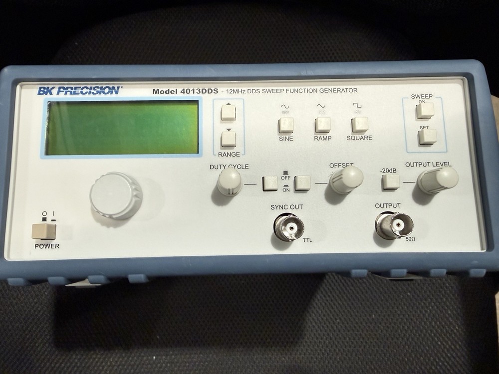 B&K PRECISION 4013 DDS-12MHz DDS Sweep Function Generator In Box, w/BNC Cable