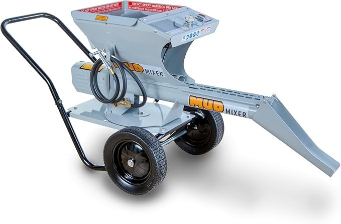 Mud Mixer Chute Extension 18 Inch , Adjustable Angles