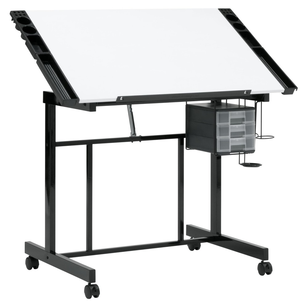 Studio Designs Deluxe Craft Station, Top Adjustable Drafting Table Craft Tabl...