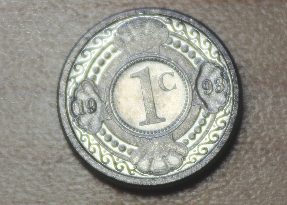 1993 Netherlands Antilles 1 Cent Unc.