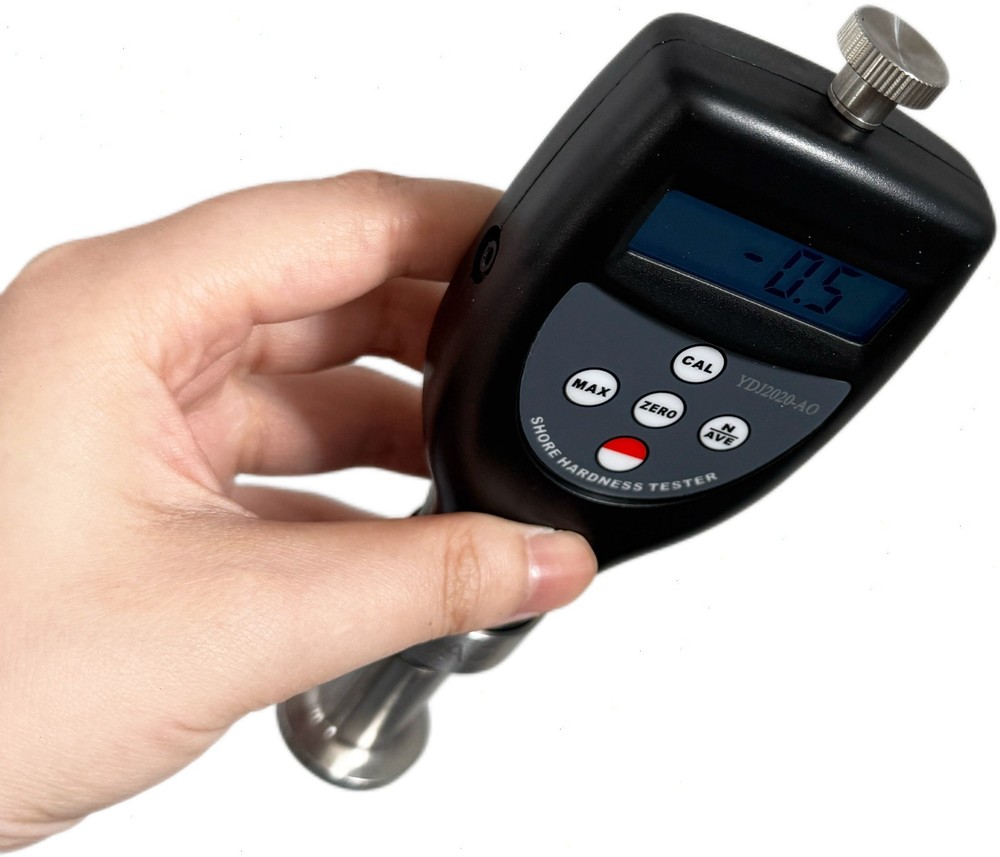 Shore AO Hardness Meter with Under-Voltage Alarm Function Above 90 DO Below 20 D