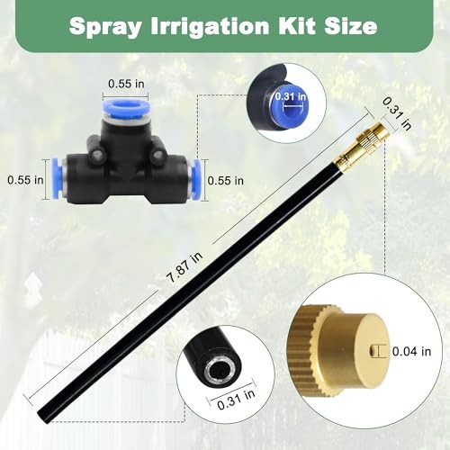 360° Adjustable Drip Irrigation System Kit Automatic Garden Watering 32.8FT
