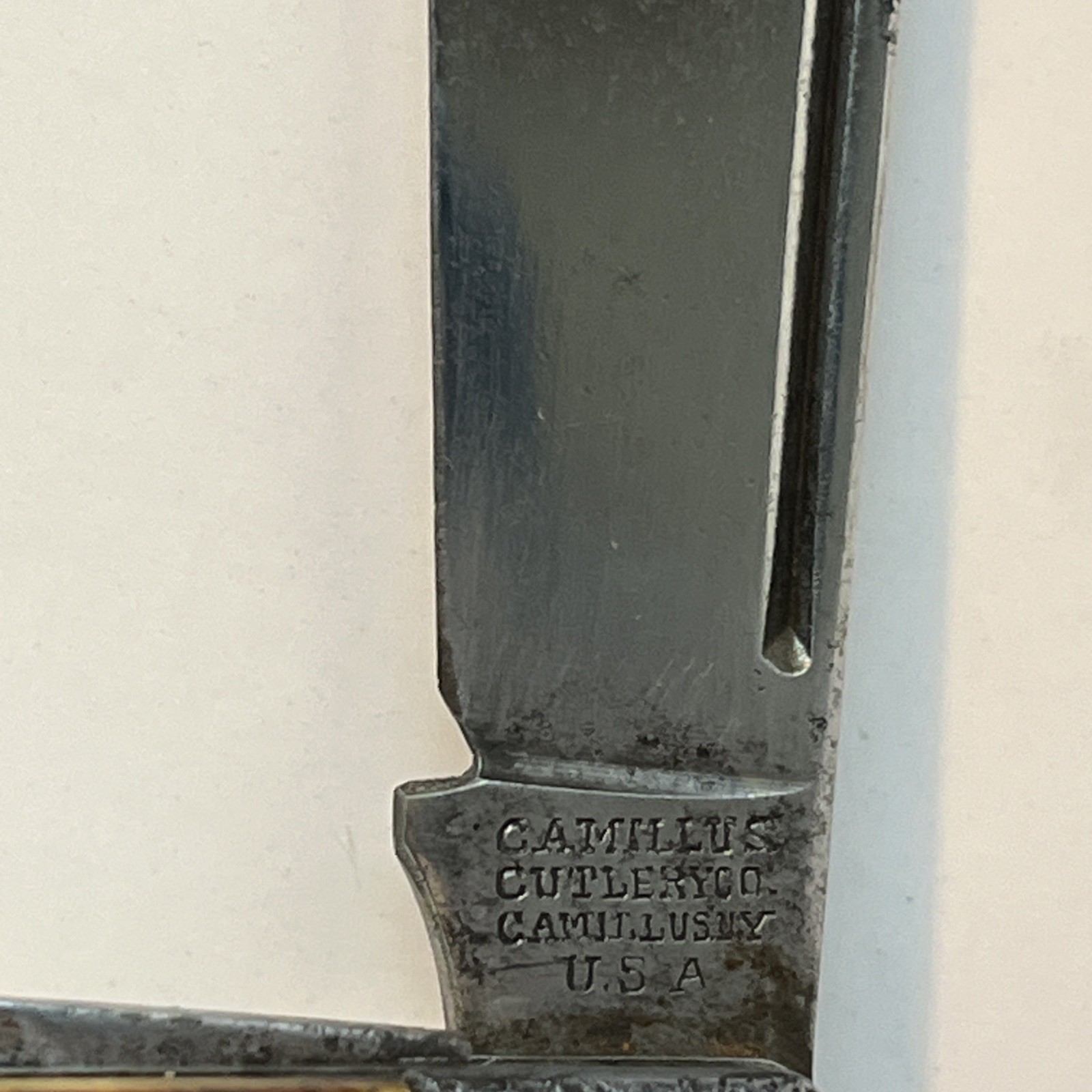 Camillus Navy Utility Knife 4-line Easy Open *1932-1940s