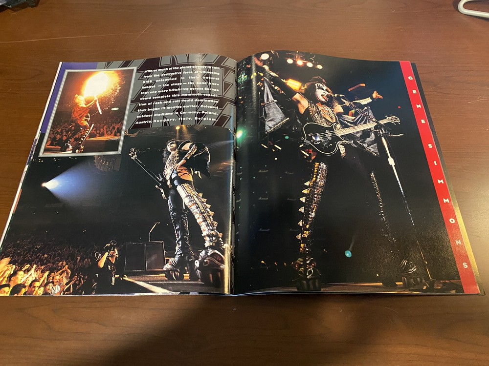 KISS Worldwide Tourbook - 1997 Tour Book w/ Poster