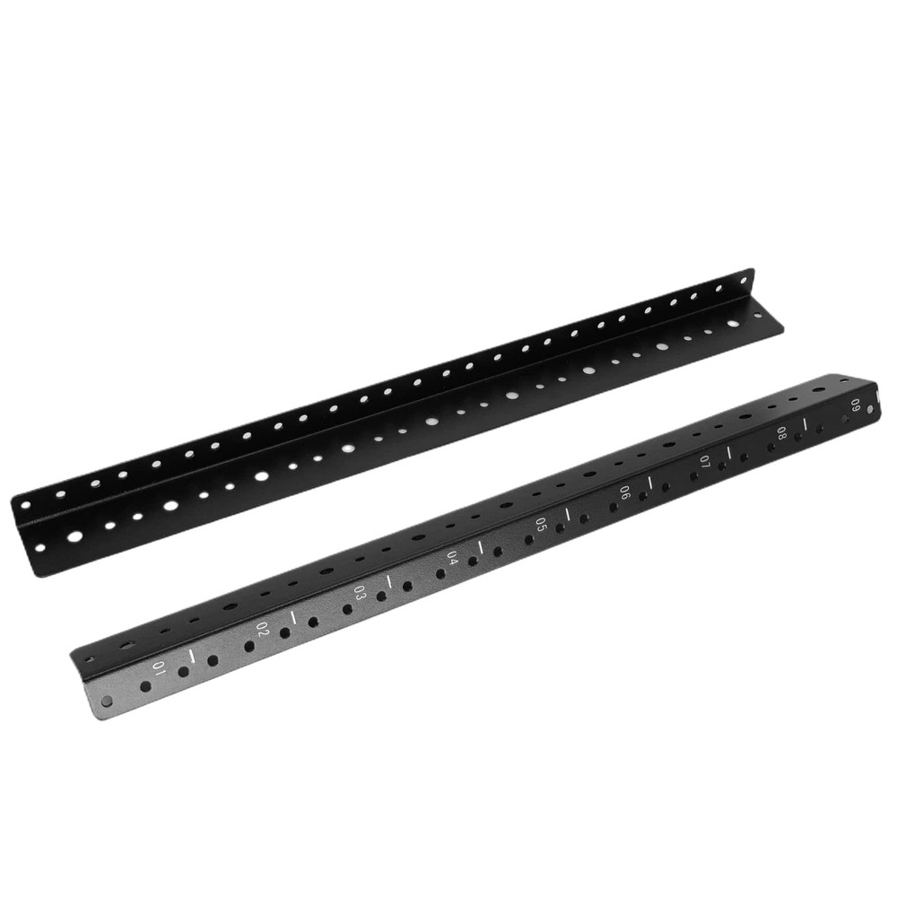9U Vertical Rack Rail Pair DIY Kit with Hardware for Network Equipment/Server...