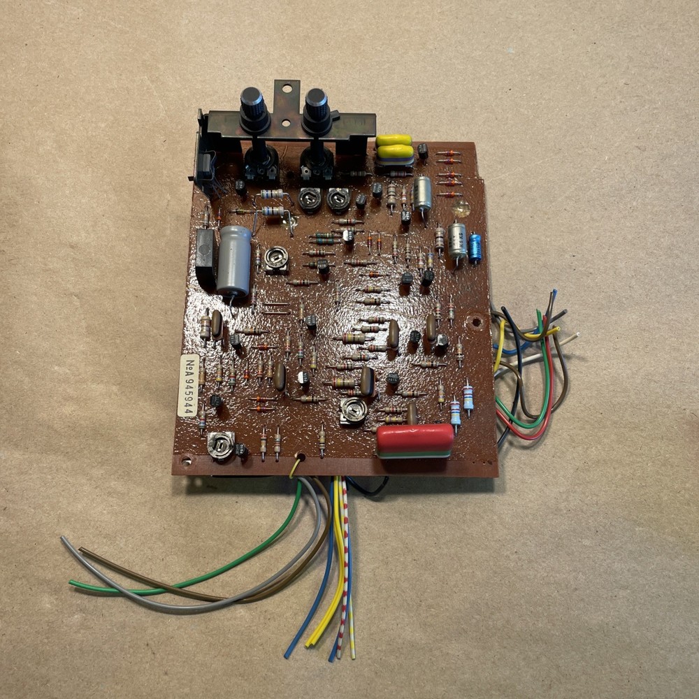 Philips Electronic 312 Turntable: Main Control Board with 33/ 45 Speed Controls