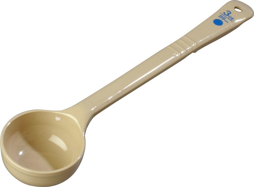 Long Handle Measuring Spoon 3 Ounces Beige