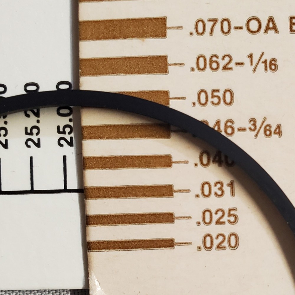 Marantz Replacement Square Cut Rubber Belt SCX6.75 Electronics VCR Cassette CD