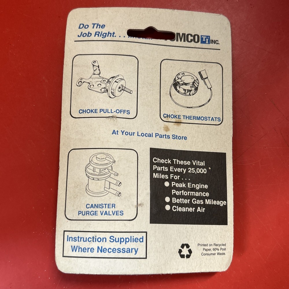 Tomco 13307 Ported Vacuum Switch