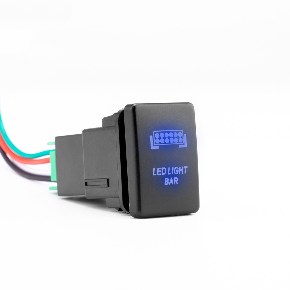 Blue LED "LED Light Bar" Push Button Switch For Tacoma 2012-2024 Center ONLY
