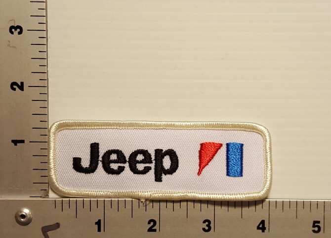 1970's / 1980's JEEP  VINTAGE EMBROIDERED  PATCH #2