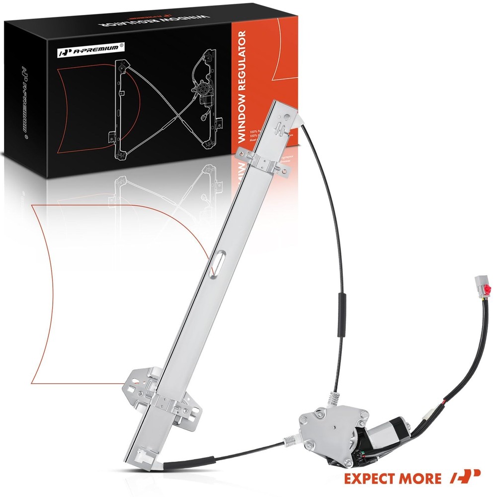 A-Premium Front Driver (Left) Side Power Window Regulator w/Motor Replacement...