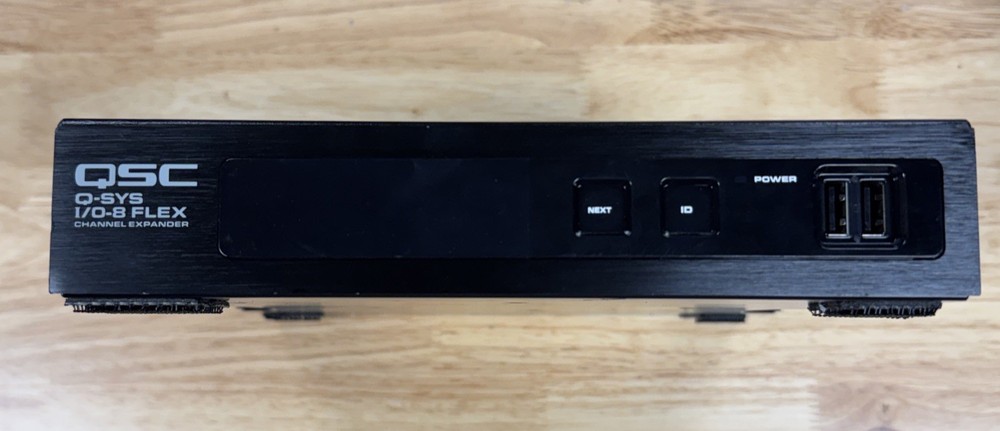 QSC Q-SYS I/O-8 Flex PoE+ Network Channel Expander