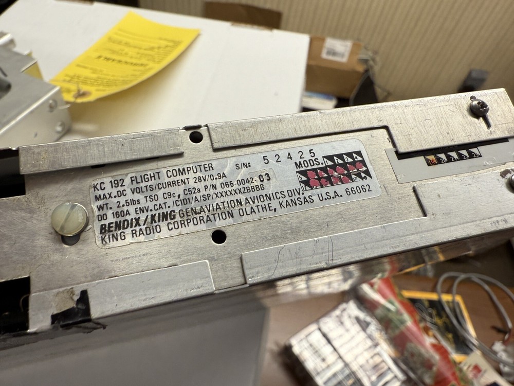 Bendix King KFC 150 Flight Computer With Tray PN 065-0042-03