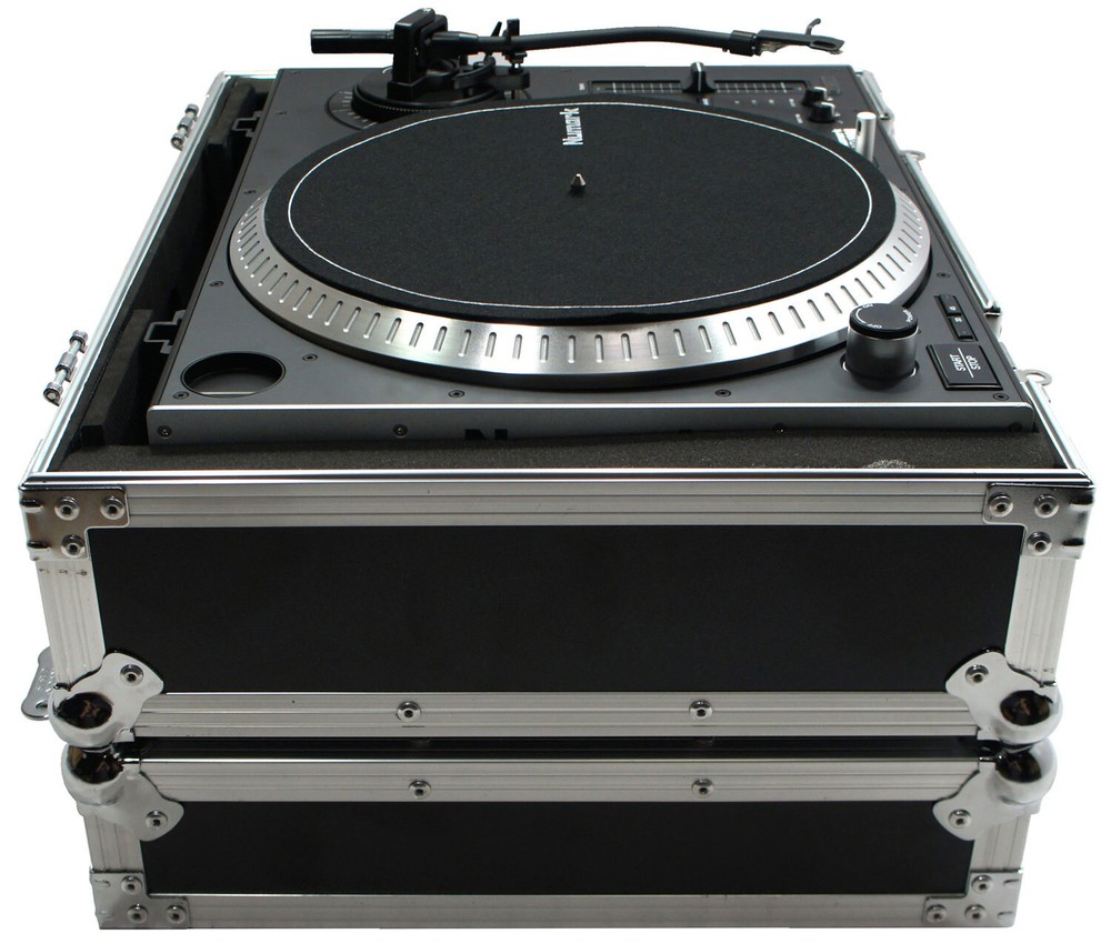 Harmony HC1200E Flight Foam Lined DJ Turntable Custom Case fits Technics 1200