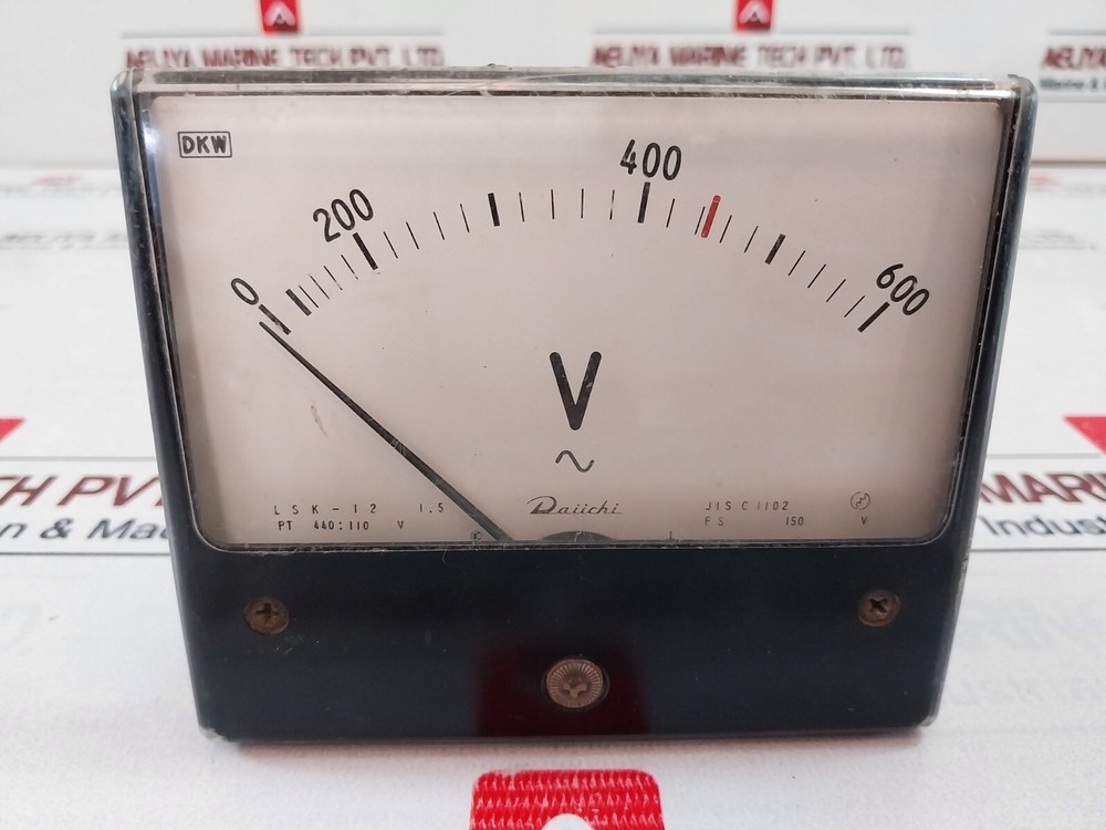 Daiichi Lsk-12 Voltmeter 0-440/600V