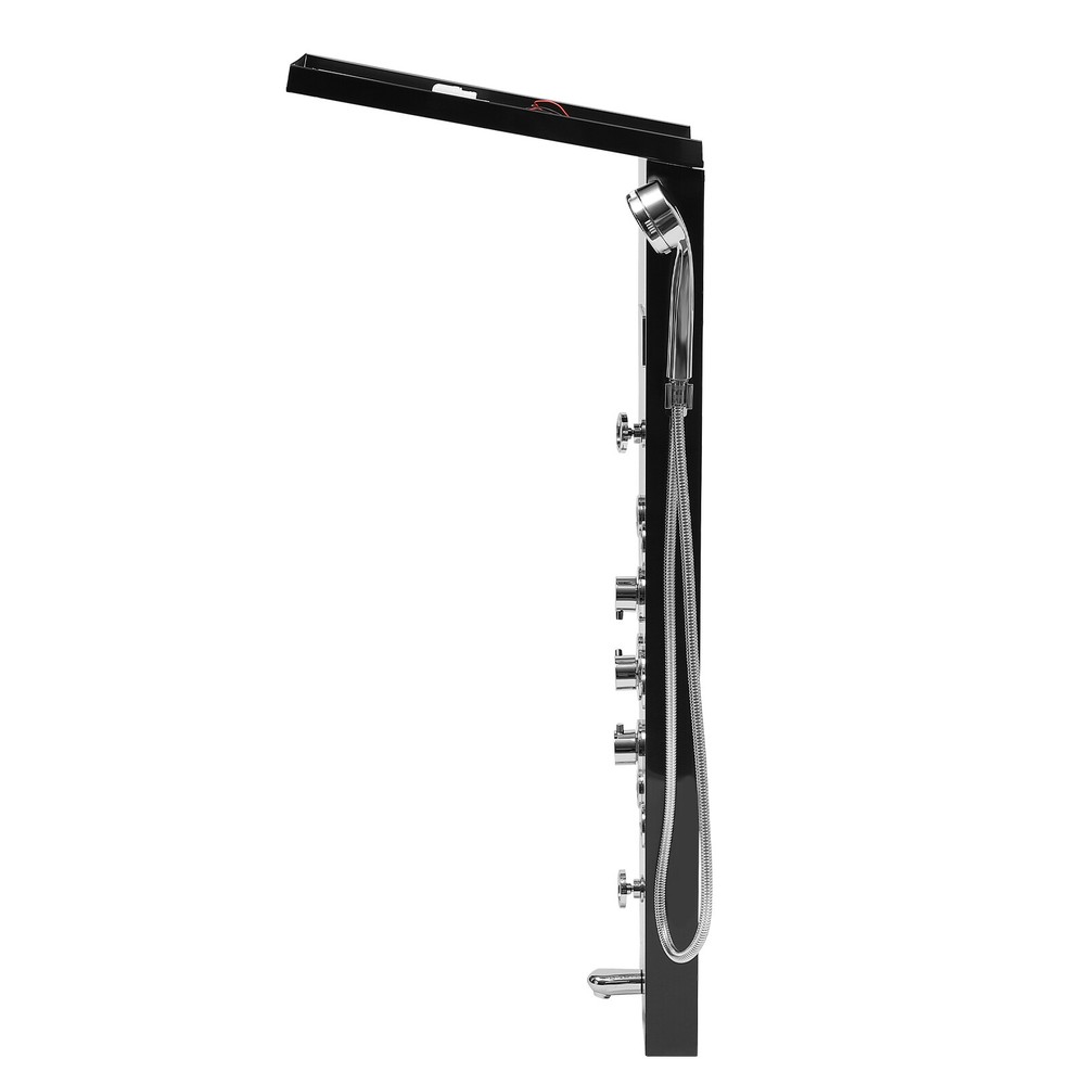Shower Panel Tower System Wall Mounted Rainfall Waterfall Shower Head Shower Kit