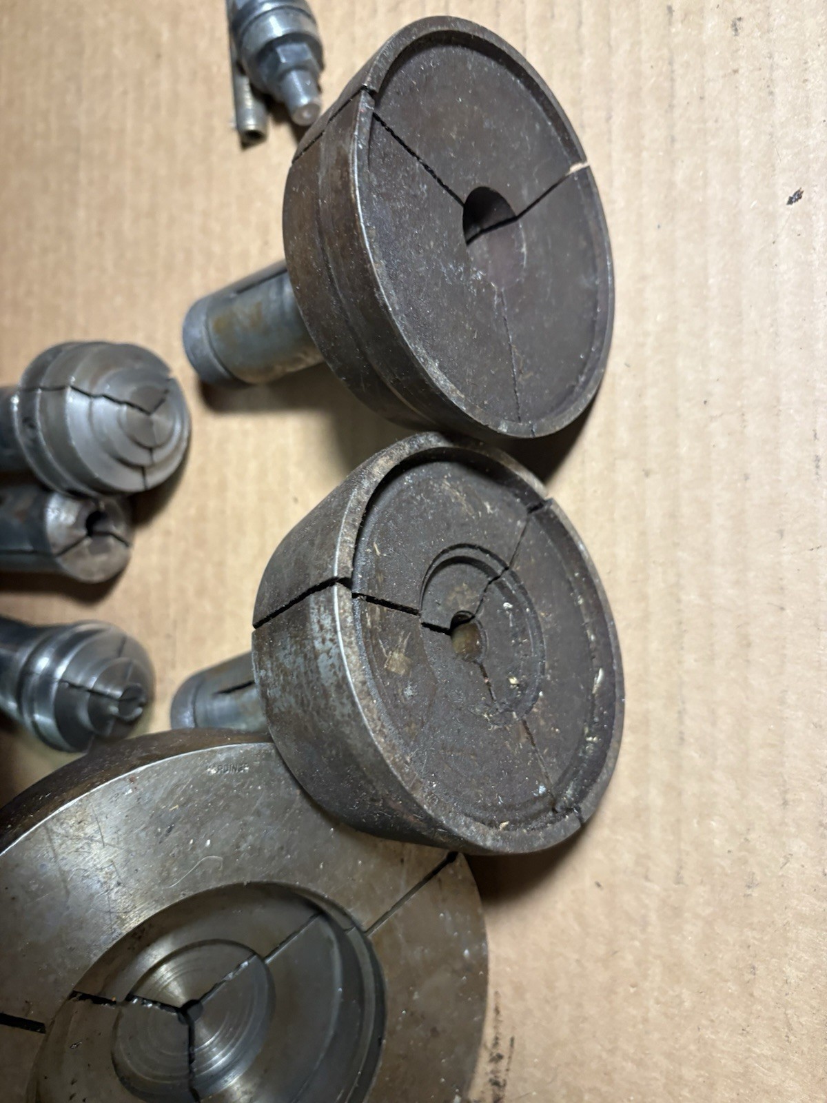 Lot of 5C Emergency and Expanding Collets and Fixture Hardinge others