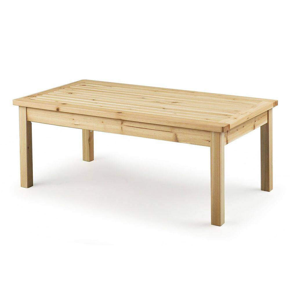 Patio Light Brown Wood Table